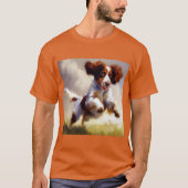 Brittany Dog T-Shirt (Vorderseite)