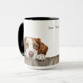 Brittany Dog Tasse (Vorderseite Links)