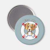 Brittany First Mate Magnet (Vorderseite/Rückseite)