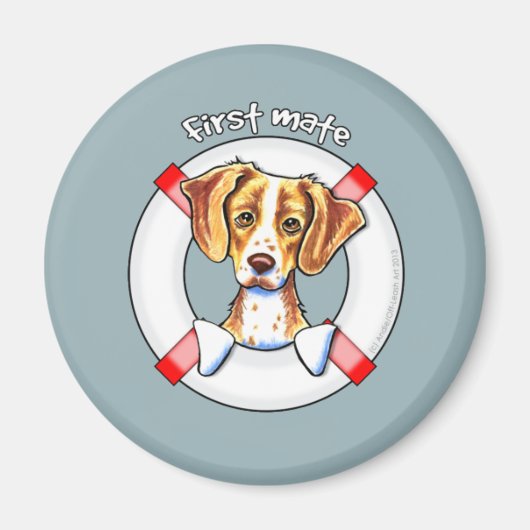 Brittany First Mate Magnet (Vorne)