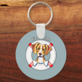 Brittany First Mate Schlüsselanhänger (Vorderseite)