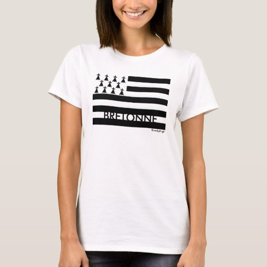 Brittany Flag Breton T-Shirt (Vorderseite)