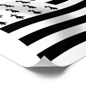 Brittany Flag Poster Print (Ecke)