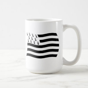 Brittany-Flaggen-Tasse Kaffeetasse
