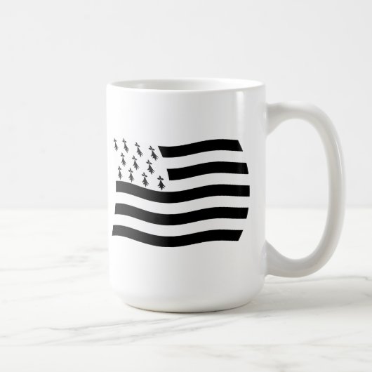 Brittany-Flaggen-Tasse Kaffeetasse (Rechts)