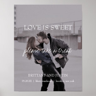 Brittany Foto Wedding Dessert Süßigkeiten Tafelsch Poster