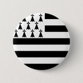 Brittany (Gwenn-ha-du) flag Button (Vorderseite)