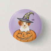 Brittany Halloween Button (Vorderseite)