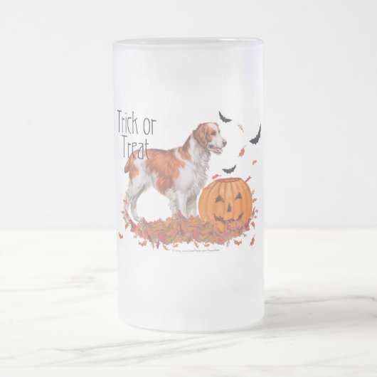 Brittany Halloween Mattglas Bierglas (Mittel)