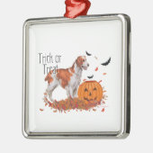 Brittany Halloween Ornament Aus Metall (Links)