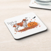 Brittany Halloween Untersetzer (Linke Seite)