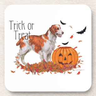 Brittany Halloween Untersetzer