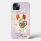 Brittany Heart Mama Case-Mate iPhone Hülle (Rückseite)
