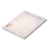 Brittany Heart Mama Notizblock (Rotiert)