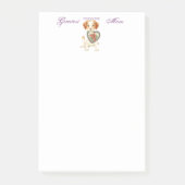 Brittany Heart Mama Post-it Klebezettel (Vorderseite)