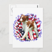 Brittany Patriot Postkarte (Vorne/Hinten)
