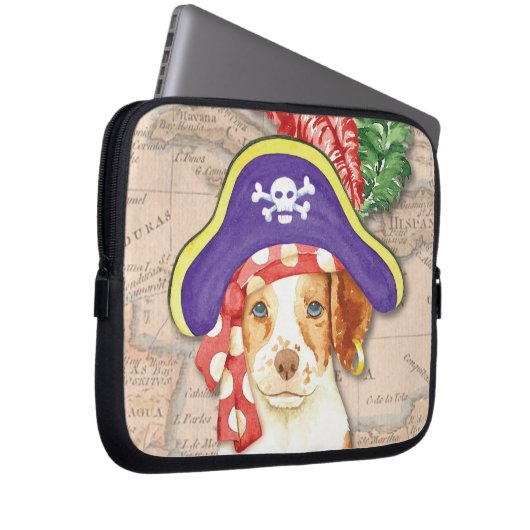 Brittany Pirate Laptopschutzhülle (Vorne Rechts)