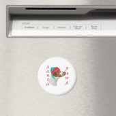 Brittany Spanel Santa Paws Magnet (In Situ (Geschirrspüler))