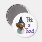 Brittany Spanel Trick Magnet (Vorderseite/Rückseite)