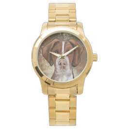 Brittany Spaniel Armbanduhr