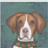 Brittany Spaniel Aufkleber (Vorderseite)