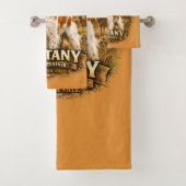 Brittany Spaniel Badhandtuch Set (Insitu)