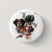 Brittany Spaniel Button (Vorderseite)