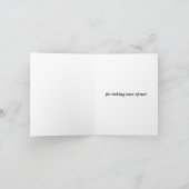 Brittany Spaniel Danke, Card Dankeskarte (Innenseite)