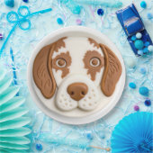 Brittany Spaniel Dog 3D Inspiriert Pappteller (Party)