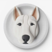 Brittany Spaniel Dog 3D Inspiriert Pappteller (Vorderseite)