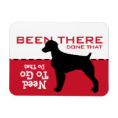 Brittany Spaniel Dog Badezimmer Potty Magnet (Horizontal)