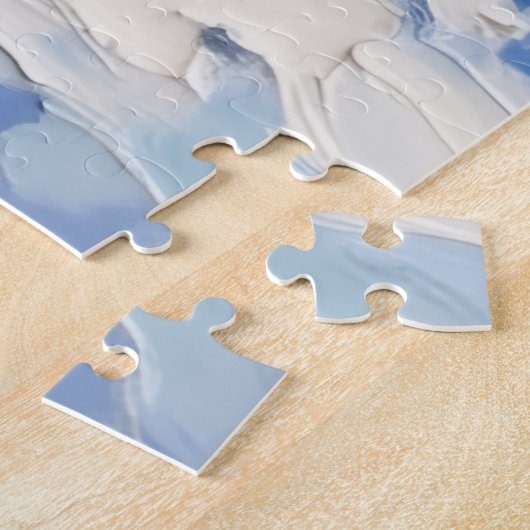 Brittany Spaniel Dog Pointing at Christmas Candy Puzzle (Seite)