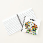 Brittany Spaniel Dog Square Notebook Notizblock (Innenseite)
