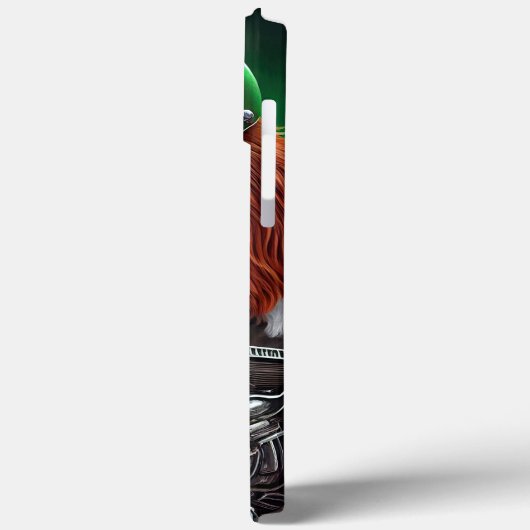 Brittany Spaniel Fahrrad St. Patrick's Day Case-Mate iPhone Hülle (Rückseite / Links)