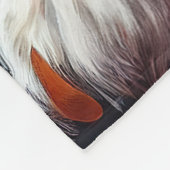 Brittany Spaniel Fahrrad St. Patrick's Day Fleecedecke (Ecke)