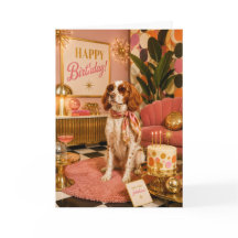 Brittany Spaniel Geburtstagskarte