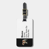 Brittany Spaniel Gepäckanhänger (Vorderseite vertikal)