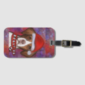 Brittany Spaniel Gepäckanhänger (Vorderseite (Horizontal))