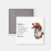 Brittany Spaniel Geschenke Magnet (Vorderseite/Rückseite)