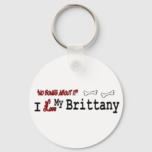 Brittany Spaniel Geschenke Schlüsselanhänger (Vorderseite)