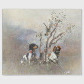 Brittany Spaniel Geschenkpapier (Flach)