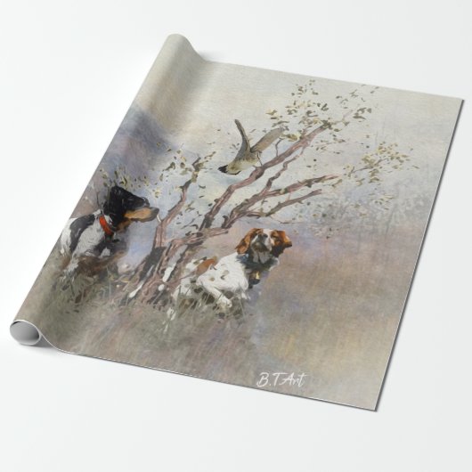 Brittany Spaniel Geschenkpapier (Ungerollt)