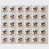 Brittany Spaniel Geschenkpapier (Flach)