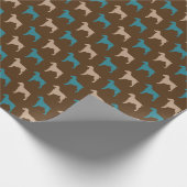 Brittany Spaniel Geschenkpapier (Ecke)