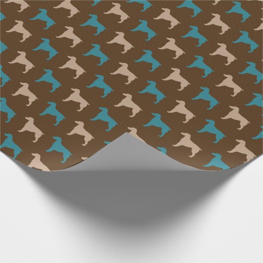 Brittany Spaniel Geschenkpapier (Ecke)