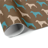 Brittany Spaniel Geschenkpapier (Rolleneckpunkt)