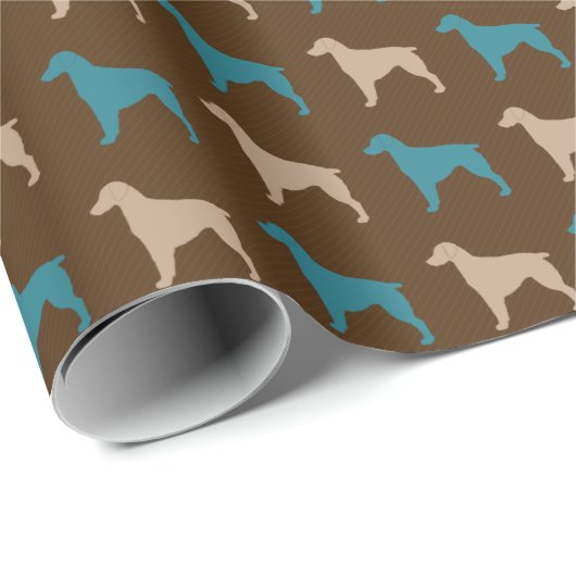 Brittany Spaniel Geschenkpapier (Rolleneckpunkt)