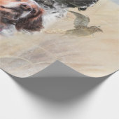 Brittany Spaniel Geschenkpapier (Ecke)