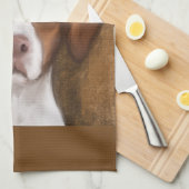 Brittany Spaniel Geschirrtuch (Viertel Falte)