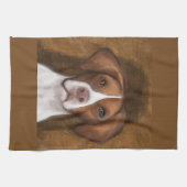 Brittany Spaniel Geschirrtuch (Horizontal)